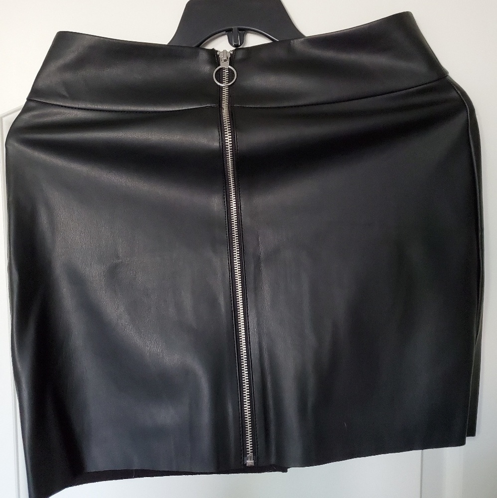 Pleather skirt